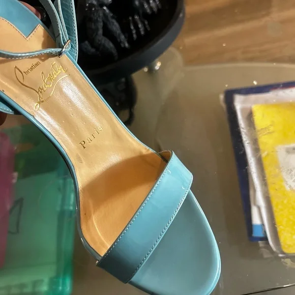 Christian Louboutin Aqua Heels - Picture 11 of 13